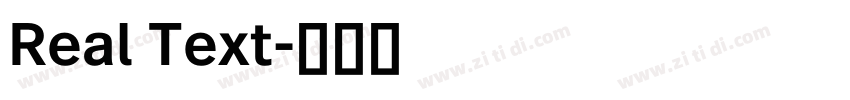 Real Text字体转换